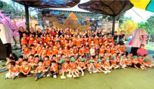 Trường mầm non Tam Hưng A tổ chức cho học sinh khối 3+4+5 tuổi đi dã ngoại tại trang trại GD Vạn An năm học 2023-2024