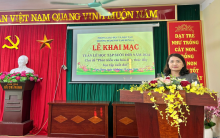 Trường MN Tam Hưng A triển khai thực hiện Hưởng hướng tuần lễ học tập suốt đời năm 2024